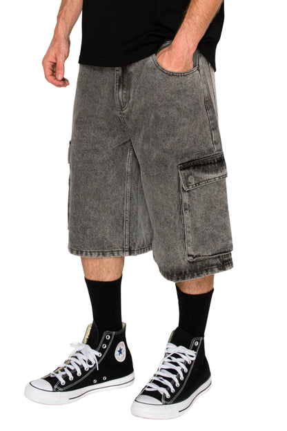 DS2120 VAULT Baggy Fit Cargo Denim Shorts (Open Pack)