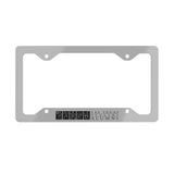 LVA Black Metal License Plate Frame