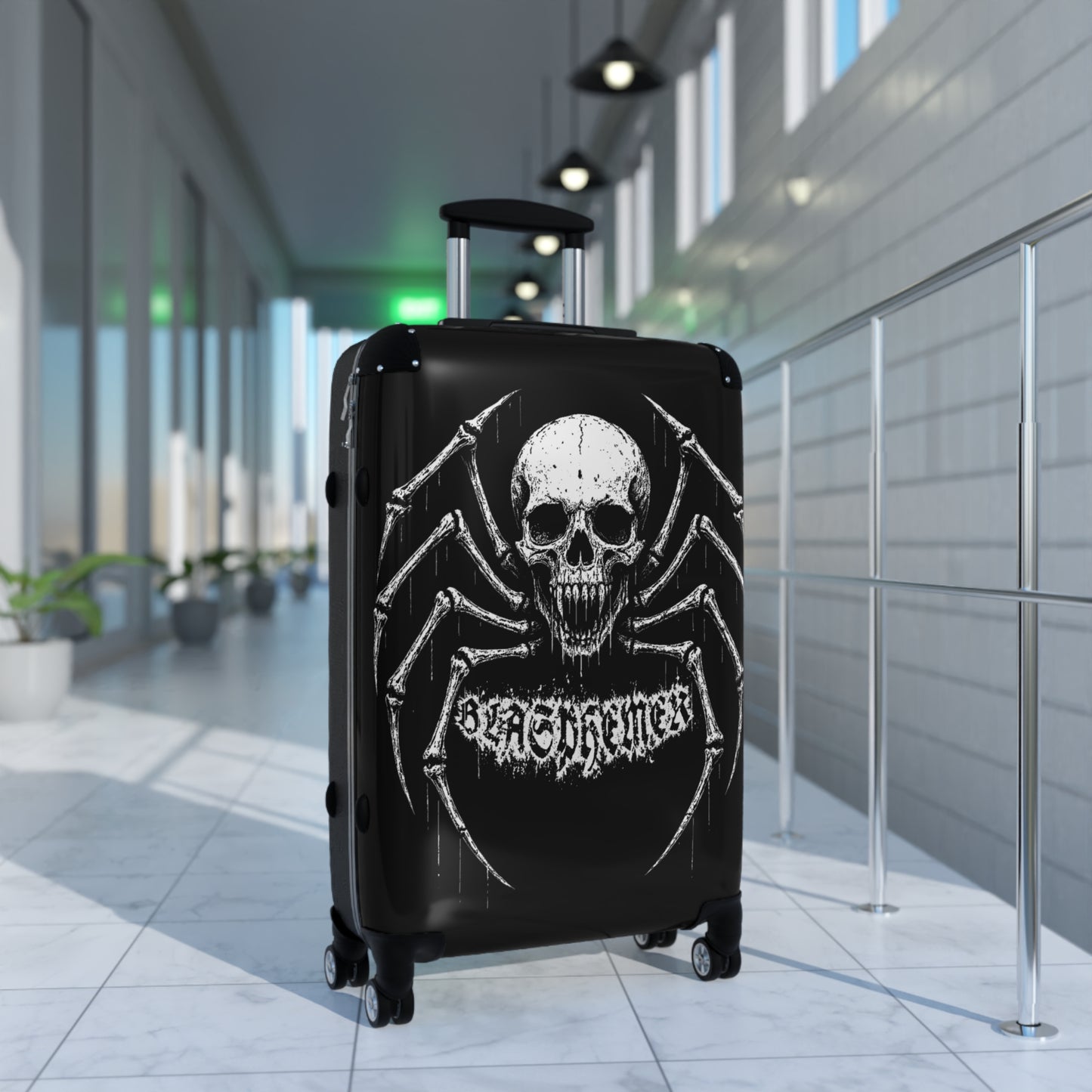 Blasphemer Spider Skull Suitcase