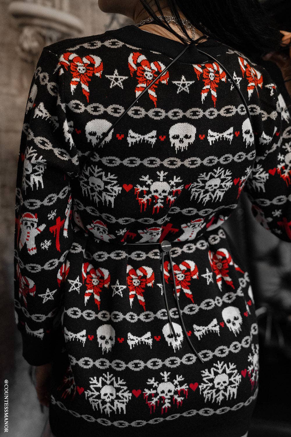 Krampus Knit Christmas Sweater