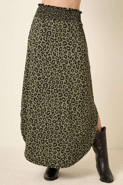 Jungle Hex Maxi Skirt