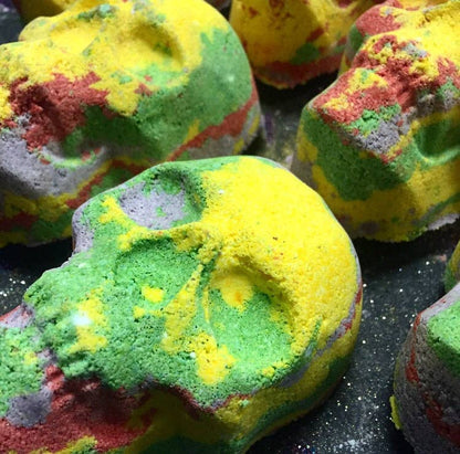 Rainbow Skull Bath Bomb