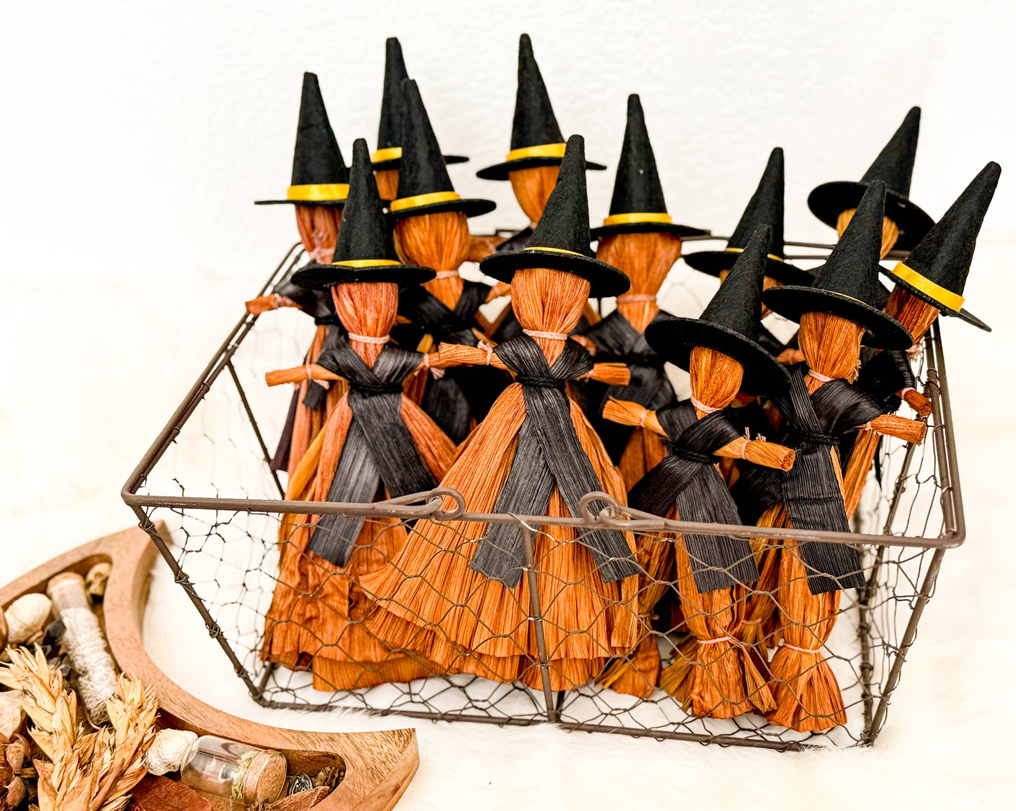 Witch Corn Husk Doll / Samhain Folk Poppet