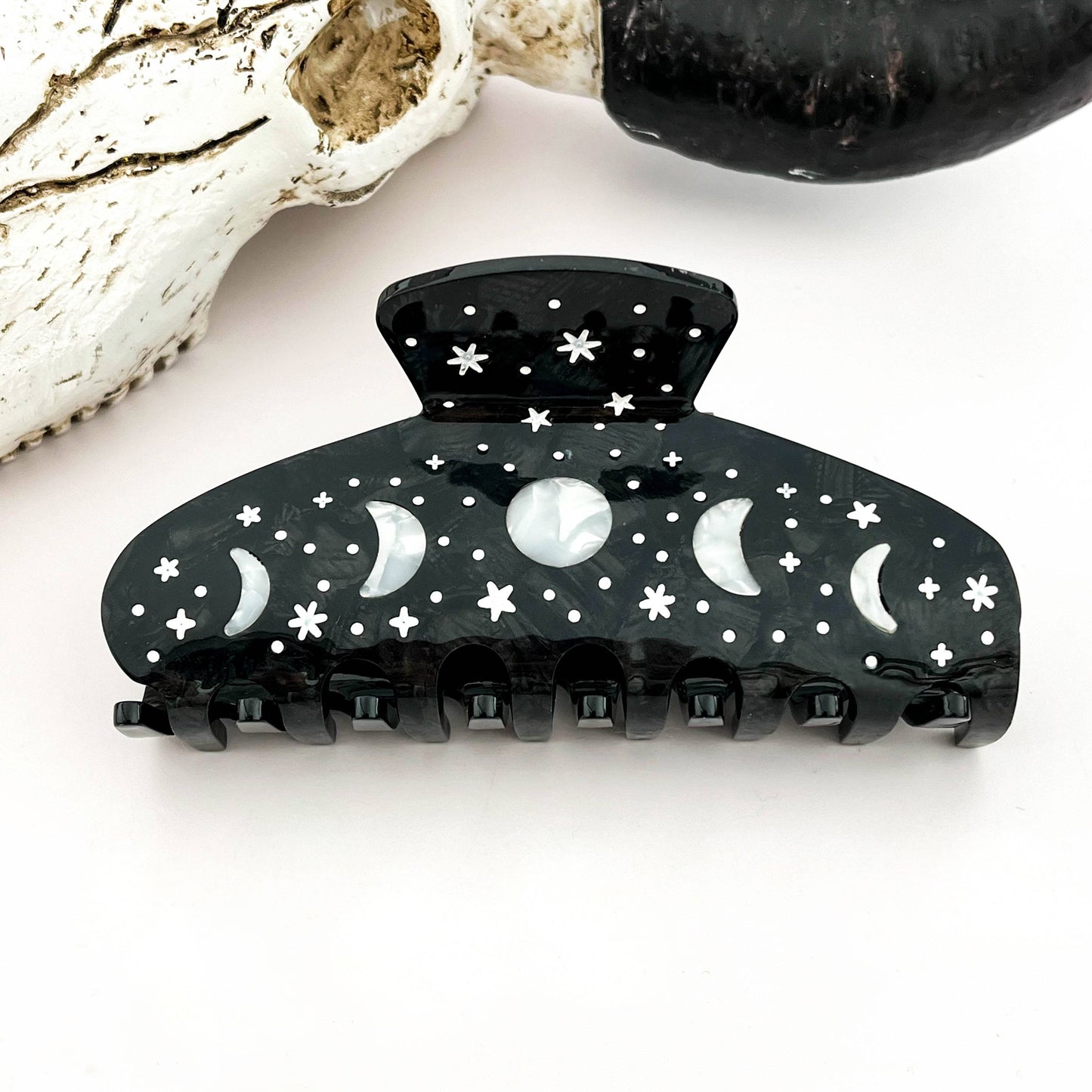 Moon Phase Hair Claw Clip