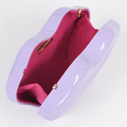 Lips Detachable Hand Bag Clutch