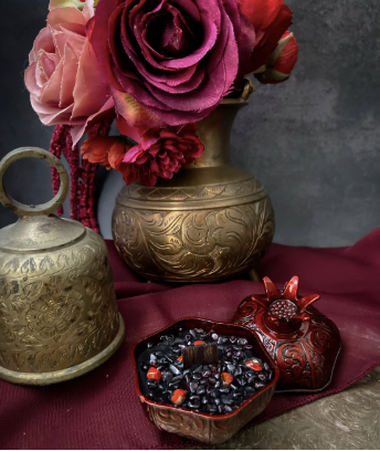 Persephone Pomegranate Candle