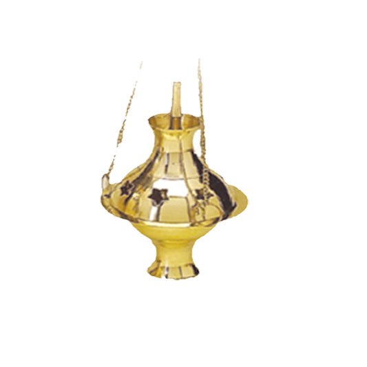 Star Brass Hanging Censer Burner