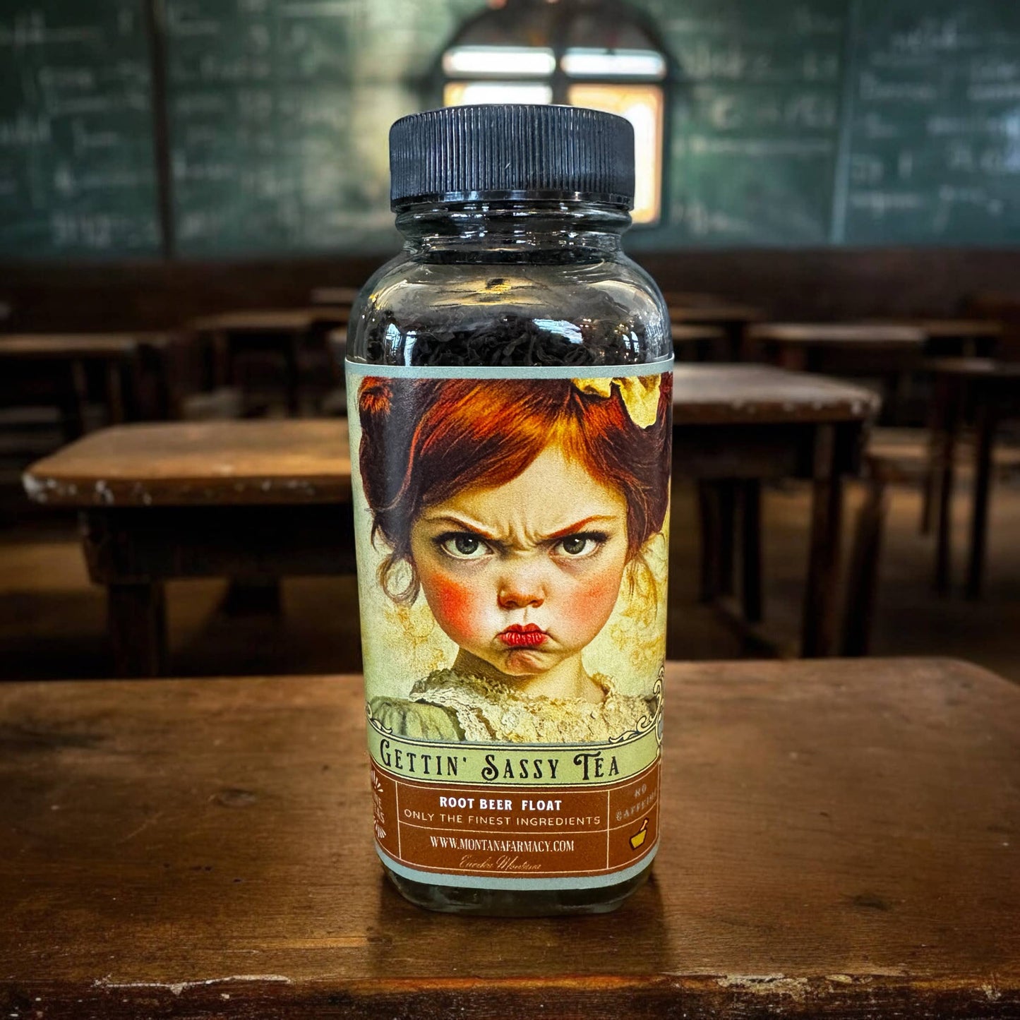 Getting Sassy Vintage Tantrum Child Sassafras root beer Tea