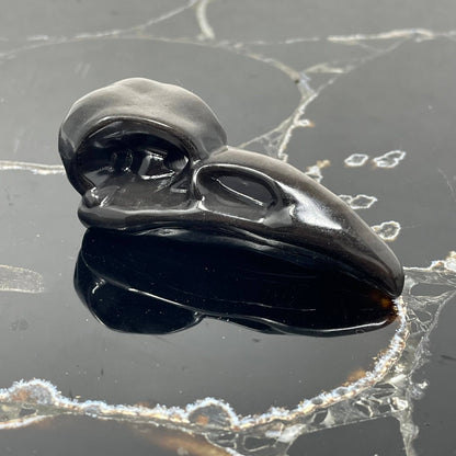 Silver Sheen Obsidian Raven