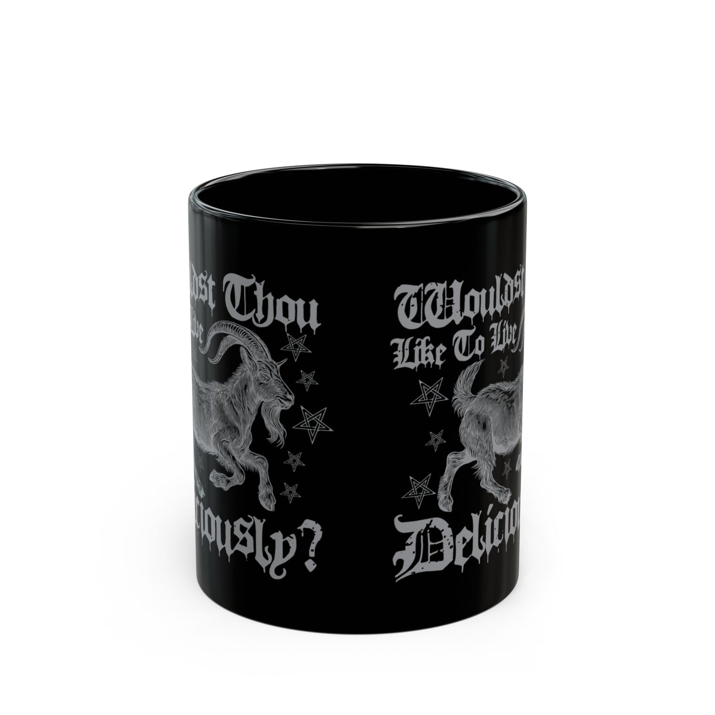 Live Deliciously Black Mug (11oz, 15oz)