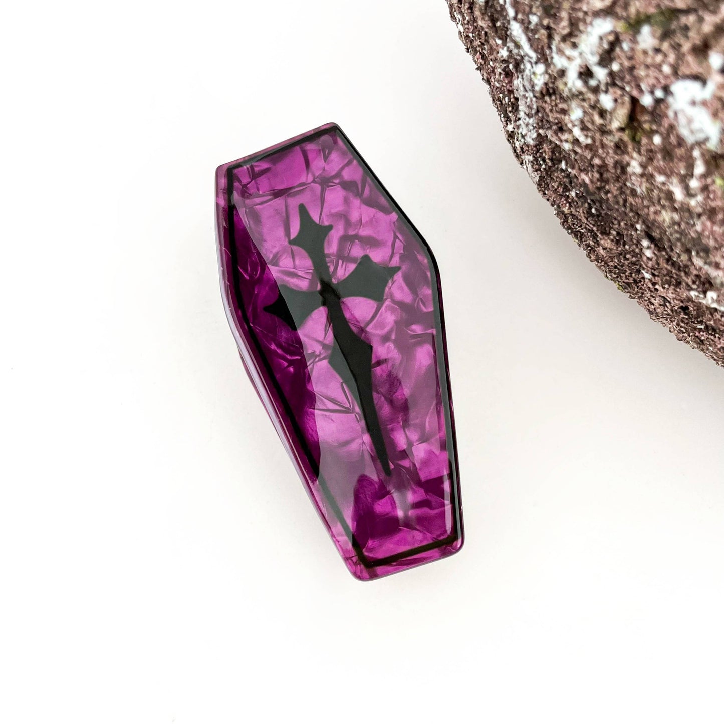 Vampire Coffin Claw Clip