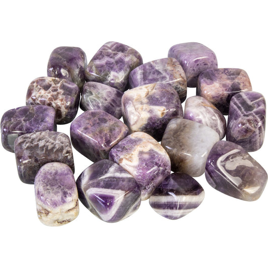 Chevron Amethyst Tumbled