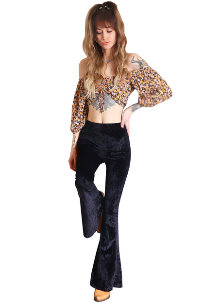 Velvet Bell Bottoms
