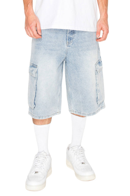 DS2120 VAULT Baggy Fit Cargo Denim Shorts (Open Pack)