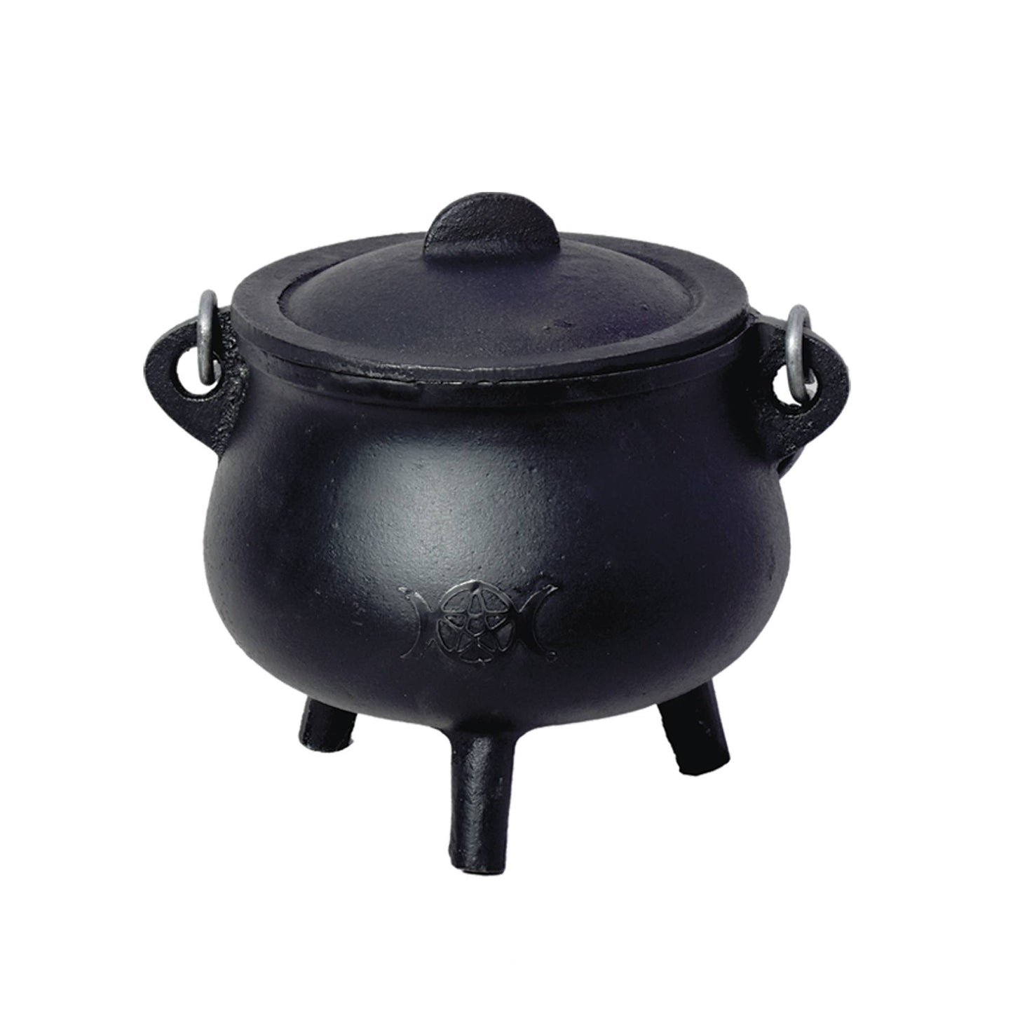 Triple Moon Cast Iron Cauldron (6 in.)