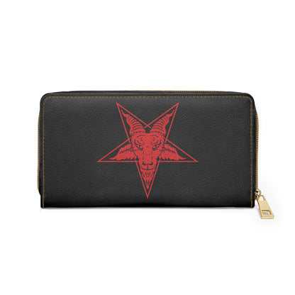 Baphomet Zipper Wallet
