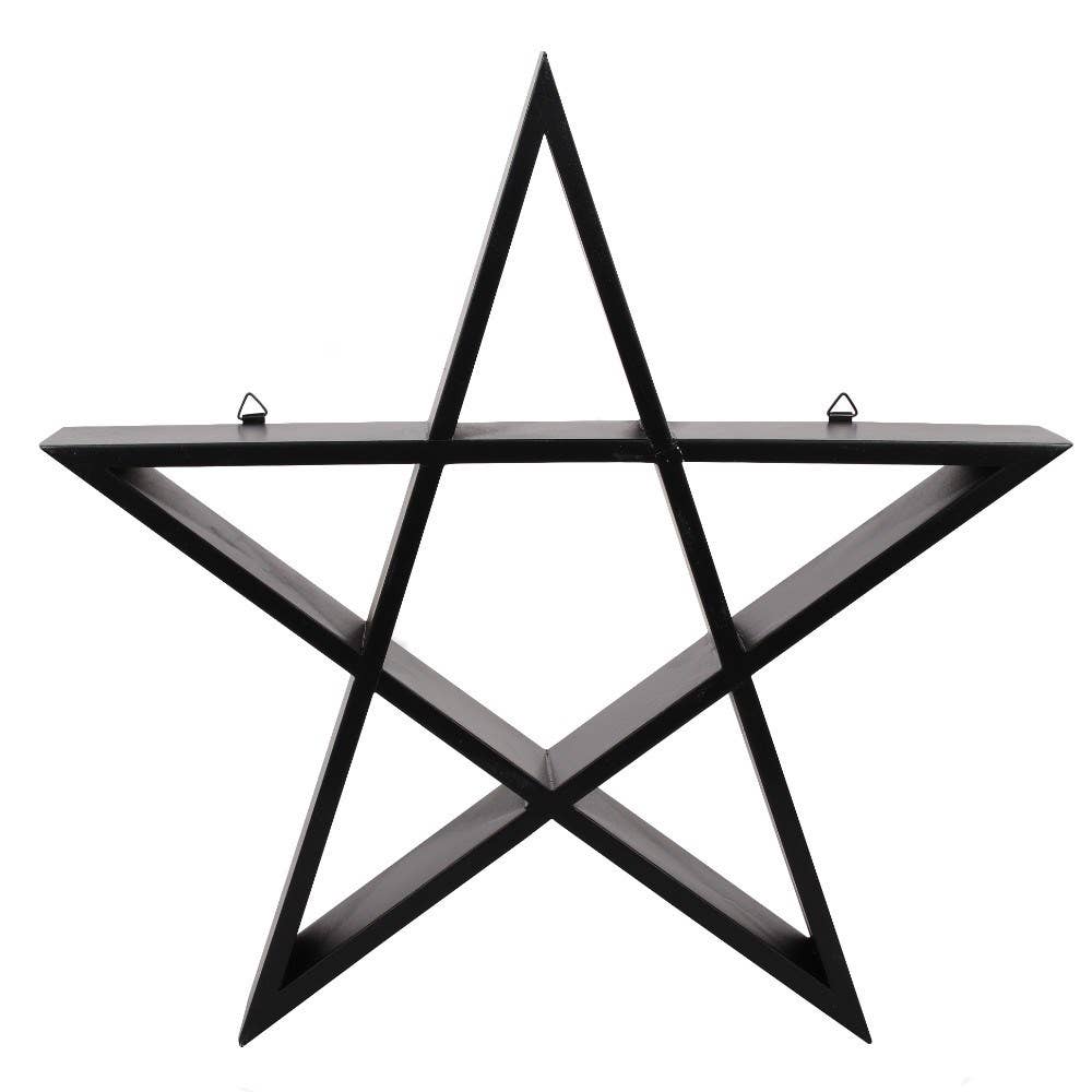 Pentagram Star Wall Shelf