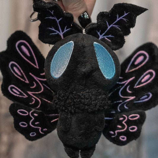 Lunar Moth Plush Keychain
