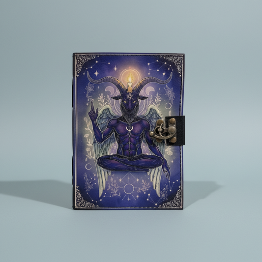 Baphomet Leather Journal