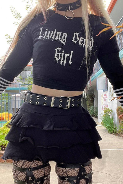 Living Dead Girl Crop Top