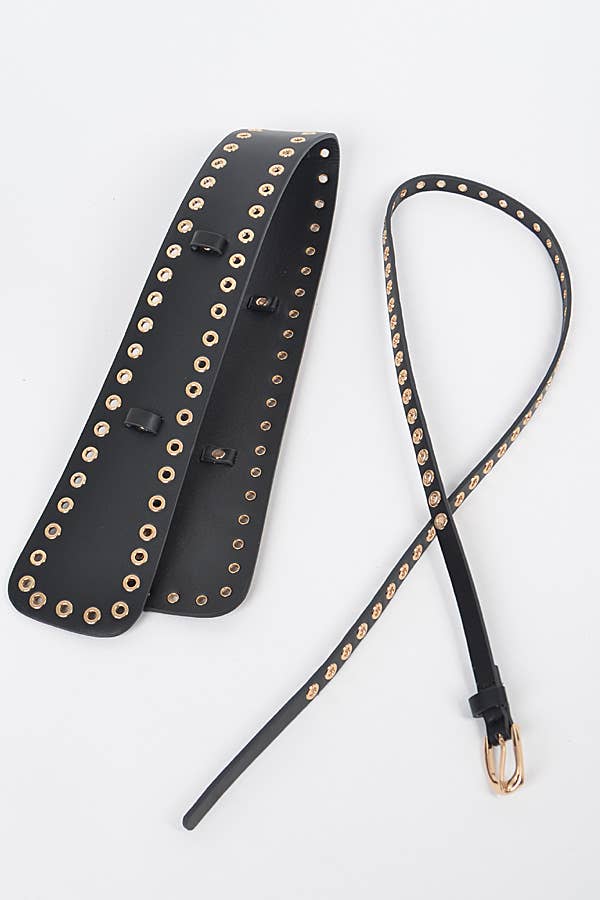 Full Eyelet Waist Belt