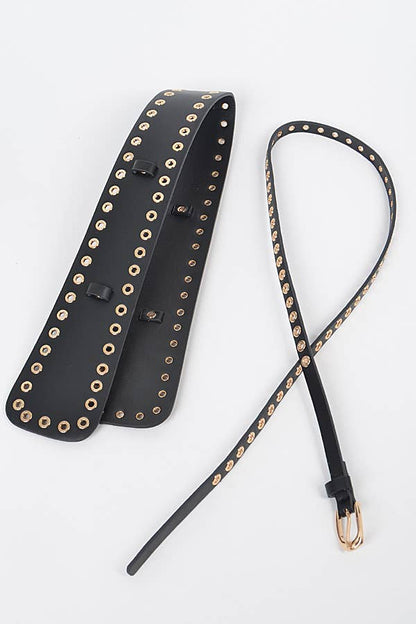 Full Eyelet Waist Belt