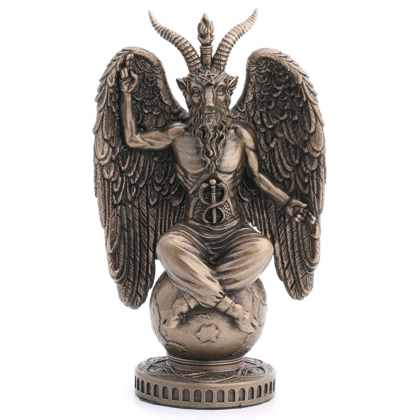 Baphomet Sitting On The Globe