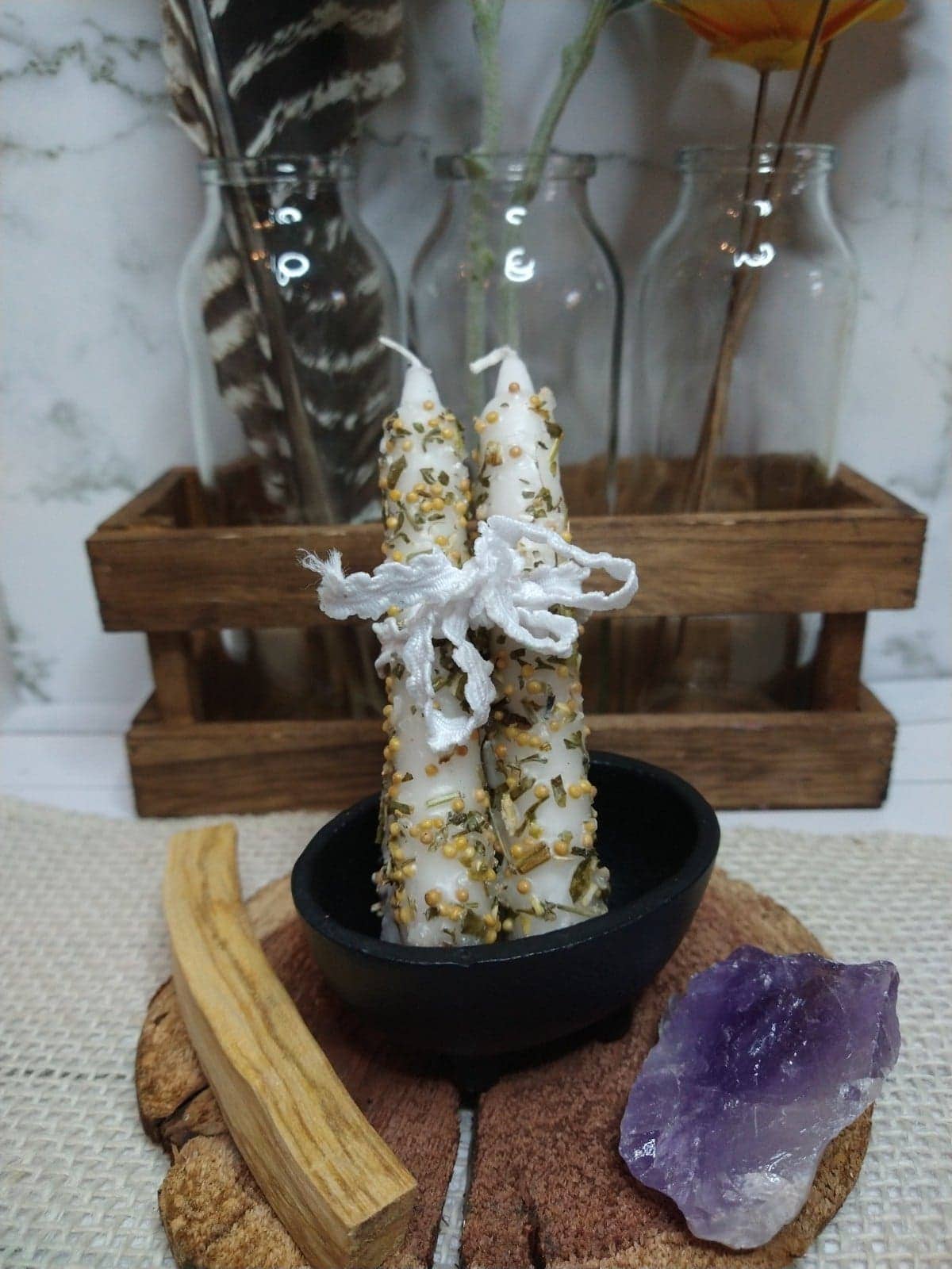 Hand Dipped Intention Candles