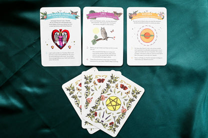 Elemental Spells: 44 Full-Color Cards & 56-Page Guidebook