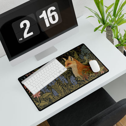 Fox in the Garden Desk Mats