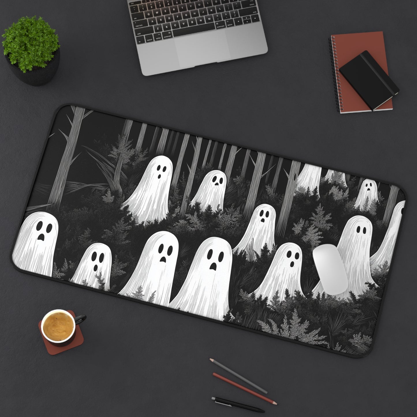 Forest Ghosts Desk Mat