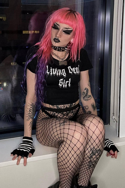 Living Dead Girl Crop Top