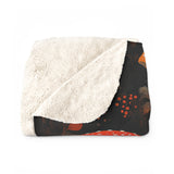 Mushrooms Sherpa Fleece Blanket