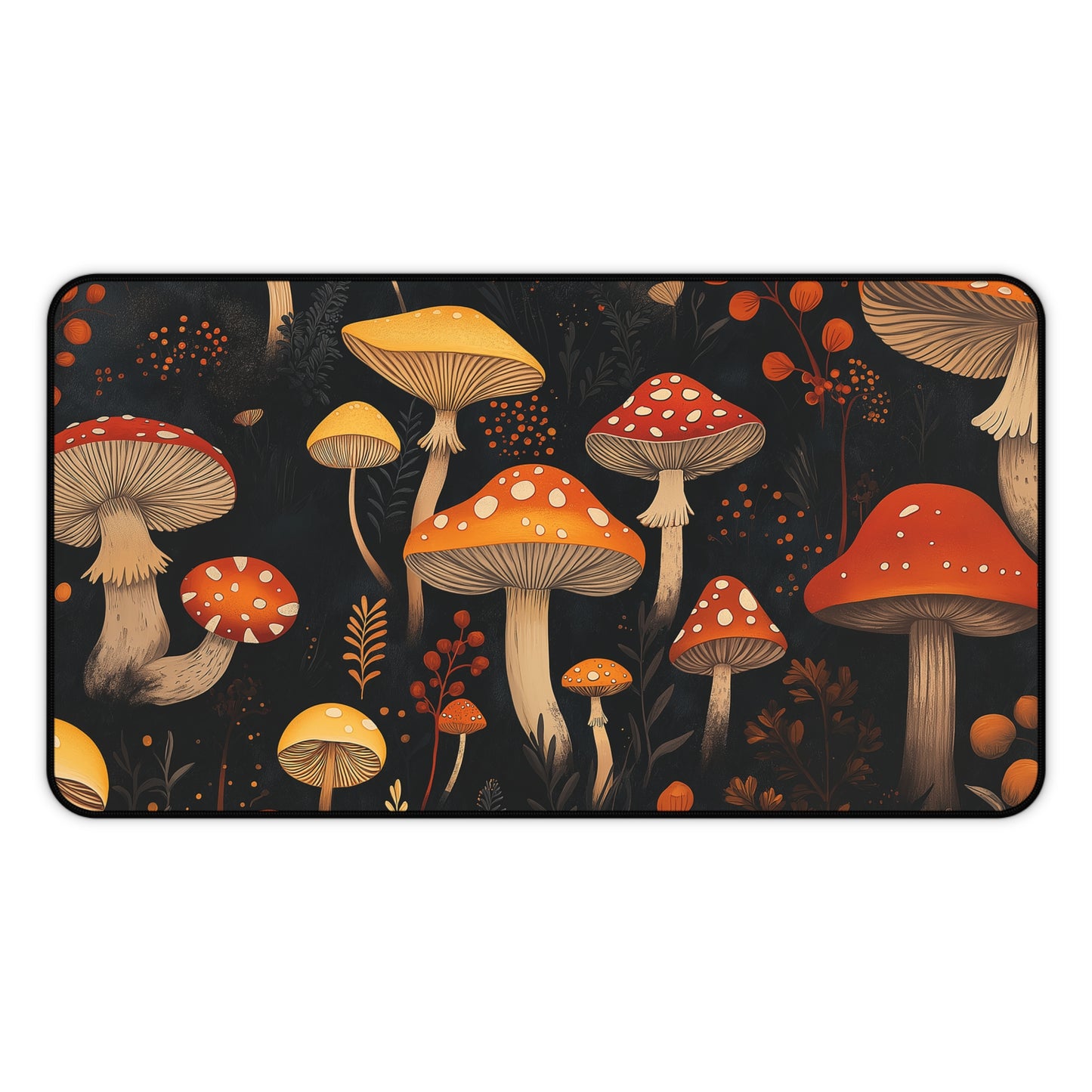 Mushrooms Desk Mat