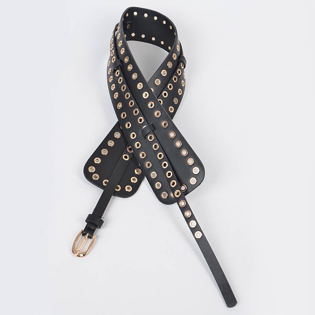 Full Eyelet Waist Belt