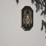 Carved Spider Wall Hanging