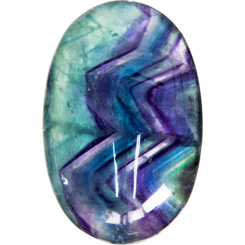 Rainbow Fluorite Palm Stone