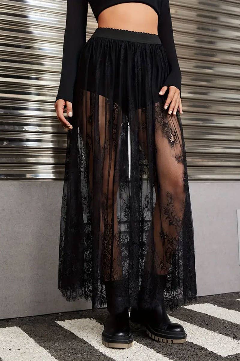 Lucent Lace Skirt