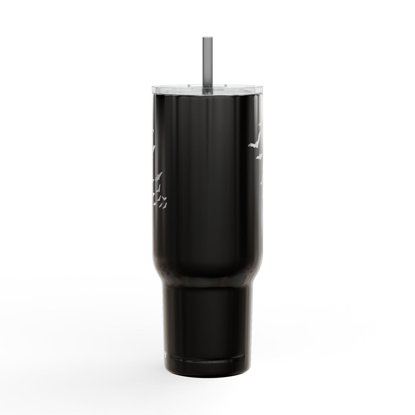 Batty Engraved 40oz Insulated Tumbler with Lid - Black Travel Mug