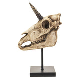 Unicorn Skull on Stand