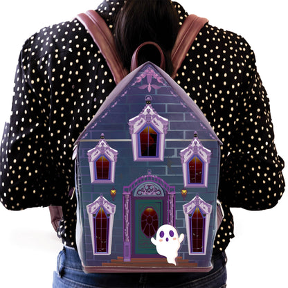 GLOW-IN-THE-DARK Haunted House Backpack 👻🏚️