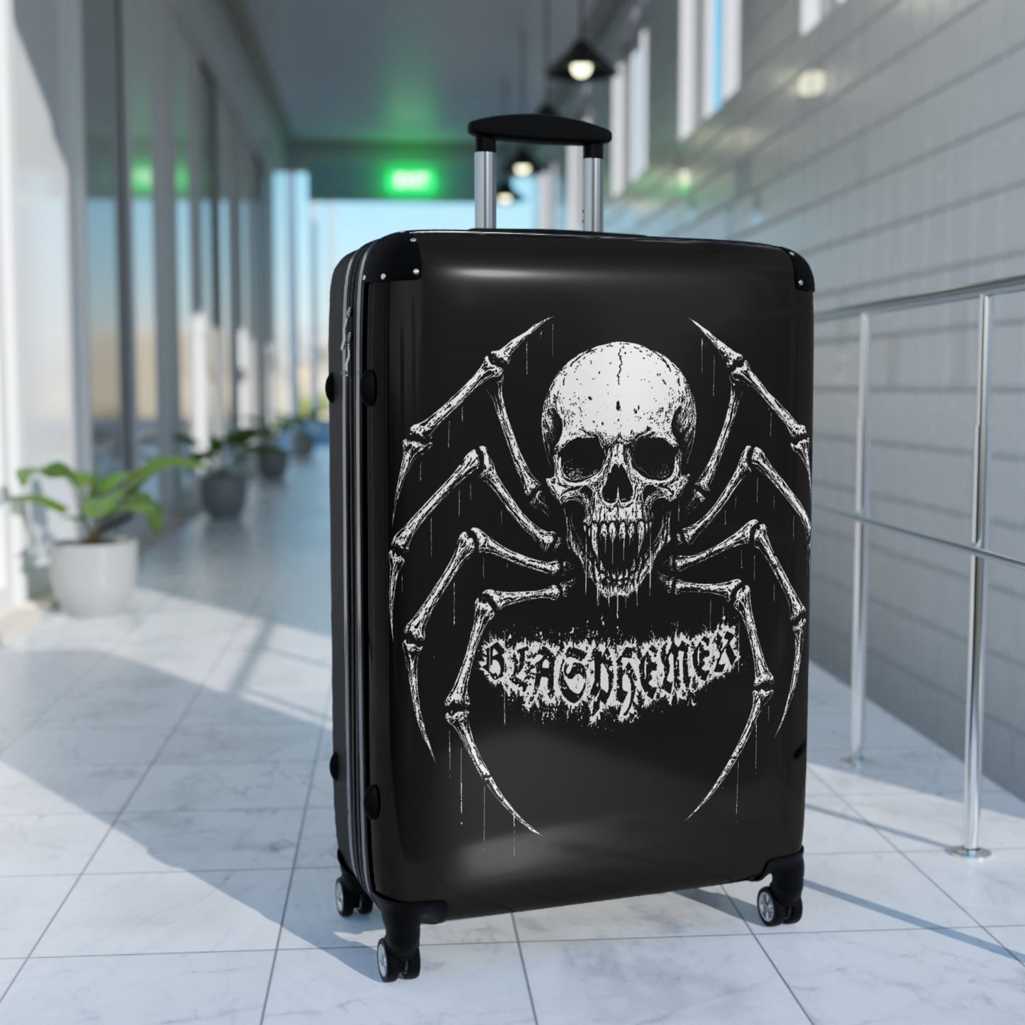 Blasphemer Spider Skull Suitcase