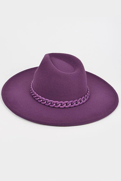 Chain Fedora Hat