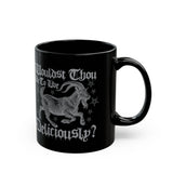 Live Deliciously Black Mug (11oz, 15oz)