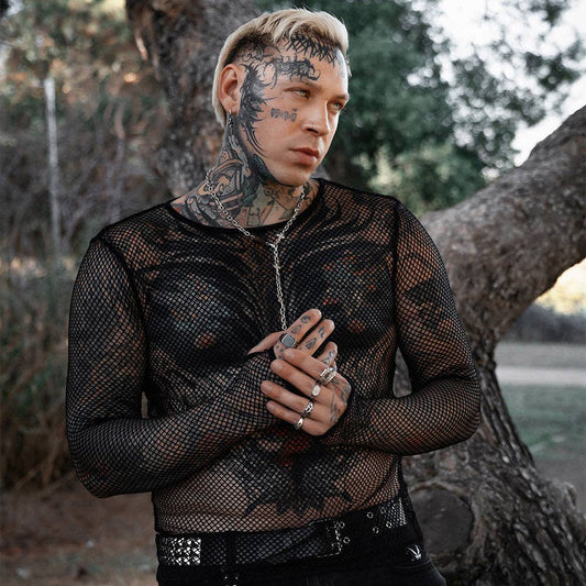 Shadowgrid Fishnet Shirt