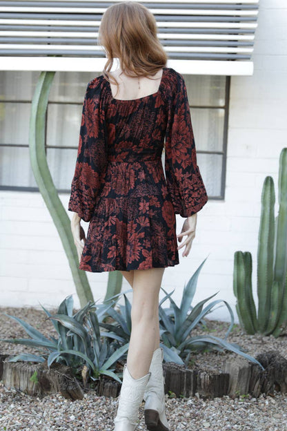 The Crimson Clover Bell Sleeve Tunic