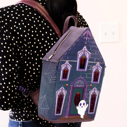 GLOW-IN-THE-DARK Haunted House Backpack 👻🏚️