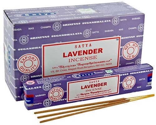 Satya English Lavender (15 g.) Incense Sticks