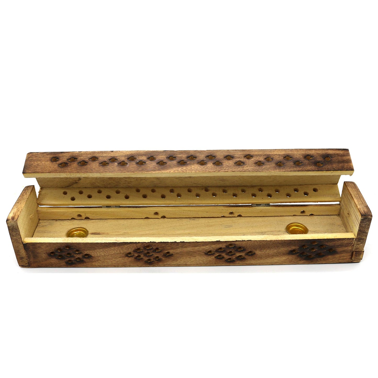 Celestial Phases Wooden Incense Burner Box