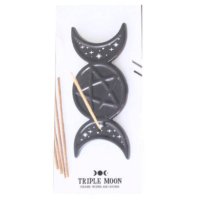 Spellbound Secrets Triple Moon Incense Stick Holder